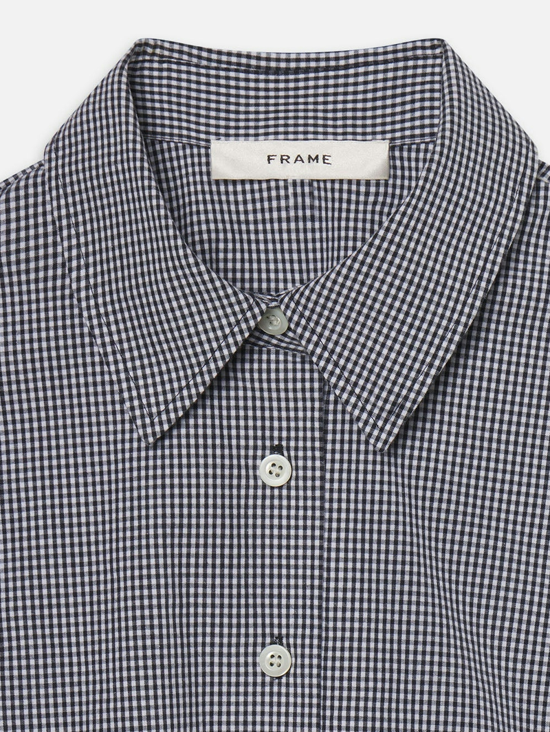 The Check Top in Navy Multi