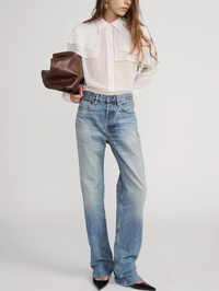 The Silk Cape Blouse