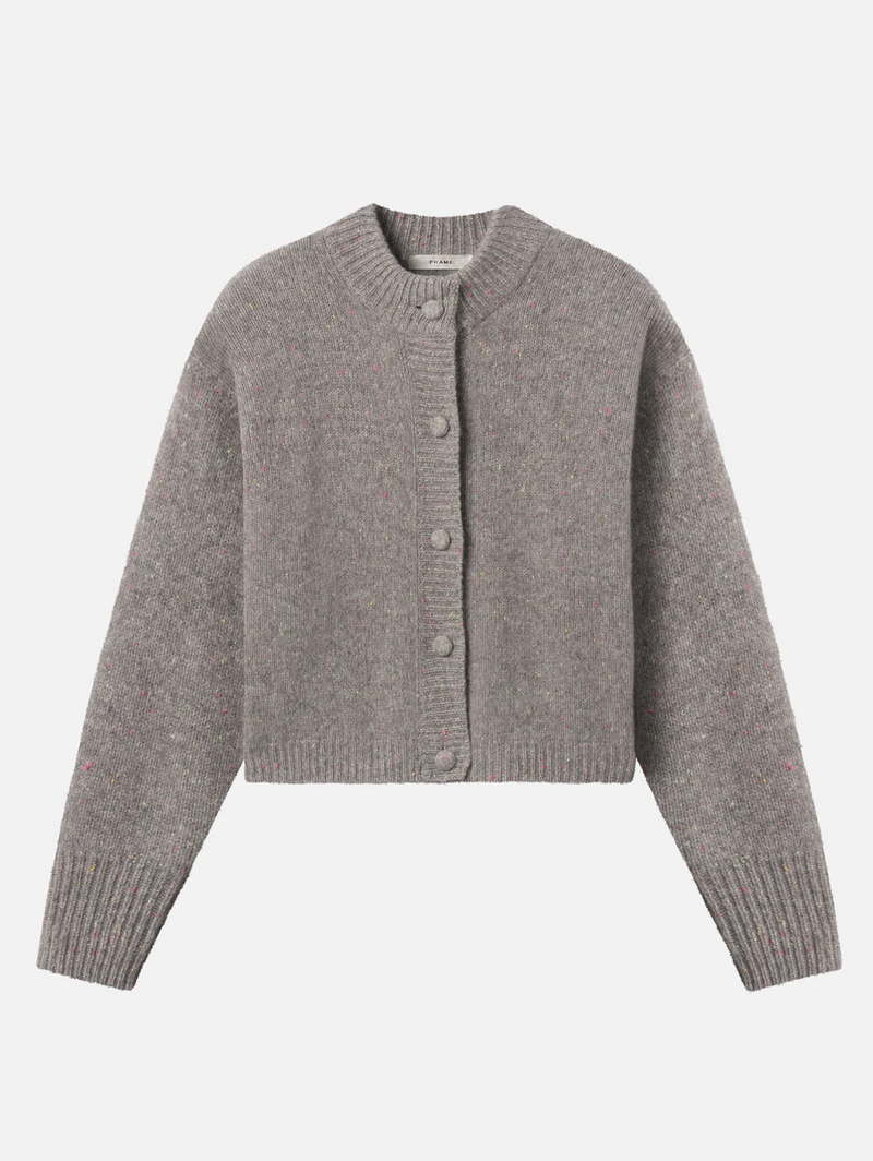 The Cashmere Fleck Cardi