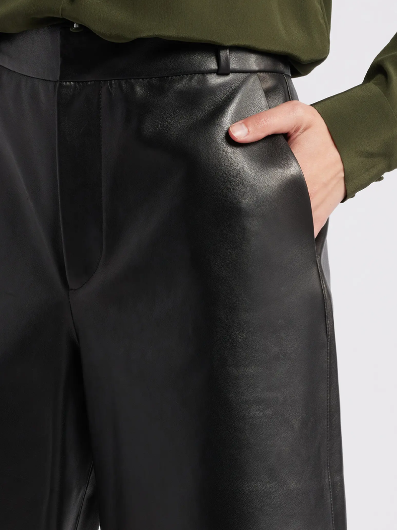 Leather Trouser Shorts