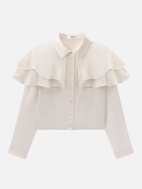 The Silk Cape Blouse