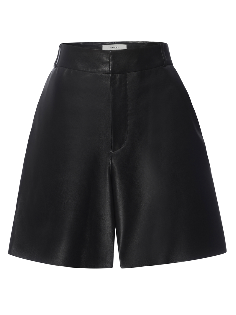 Leather Trouser Shorts