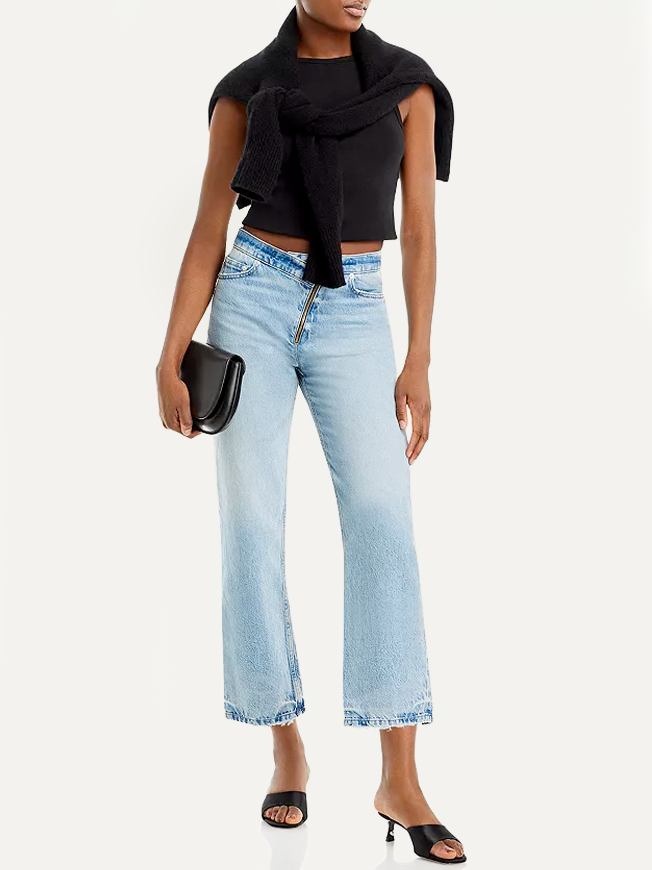 【送料&関税込】Frame Le Jane Crop Le Jane Crop Angled Zipper in Rhode – Amy Atelier