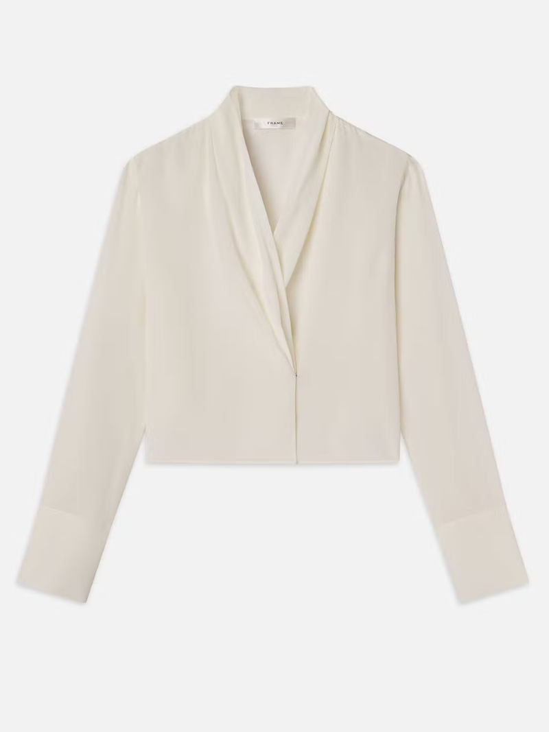 Shawl Collar Blouse