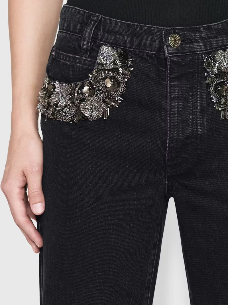 The Atelier Beaded Hang Jean