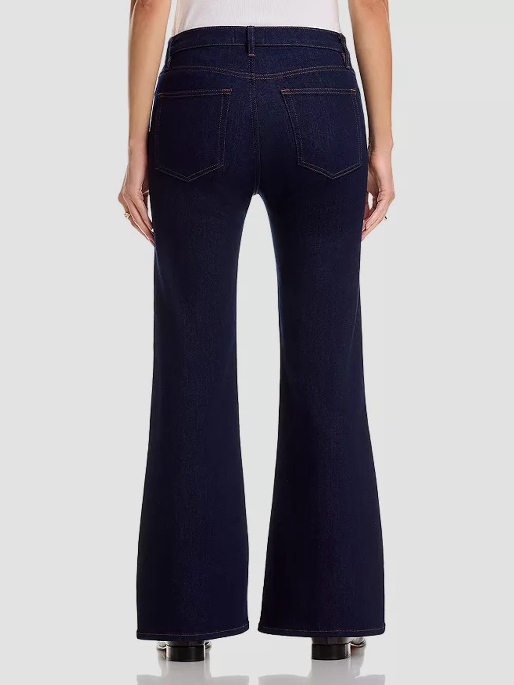 The Icon High Rise Flare Jeans in Rinse