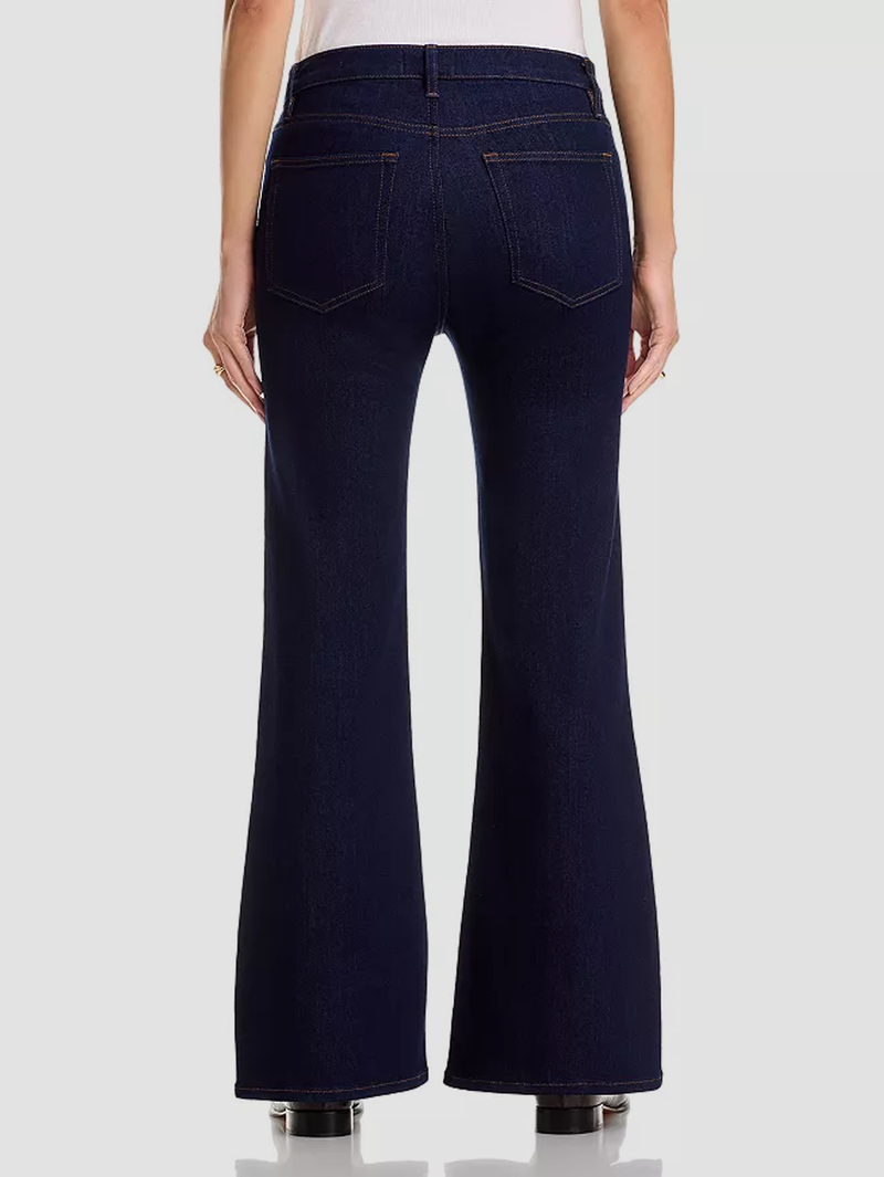 The Icon High Rise Flare Jeans in Rinse