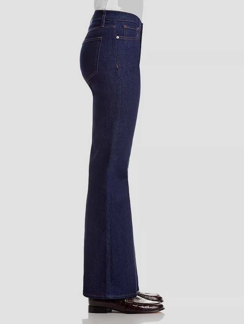 The Icon High Rise Flare Jeans in Rinse