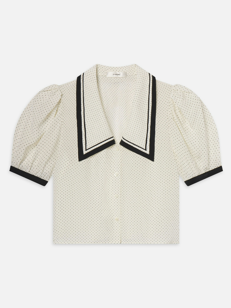 The Polka Dot Sailor Blouse