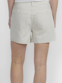 The Off Duty Drawstring Long Hang Short in Natural Ecru