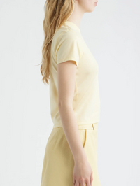 The Vintage Baby Tee in Lemon