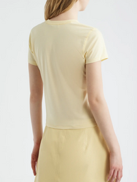 The Vintage Baby Tee in Lemon