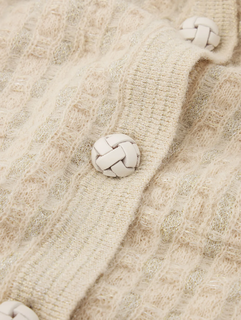 The Lurex Check Cardi
