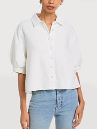 The Billow Sleeve Shirt in White