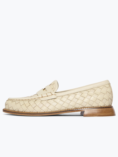 Elba Vanilla Woven Loafer