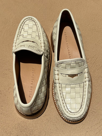 Elba Vanilla Woven Loafer by FREDA SALVADOR - View 3