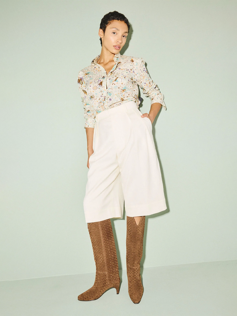 Lennox Woven Tall Boot