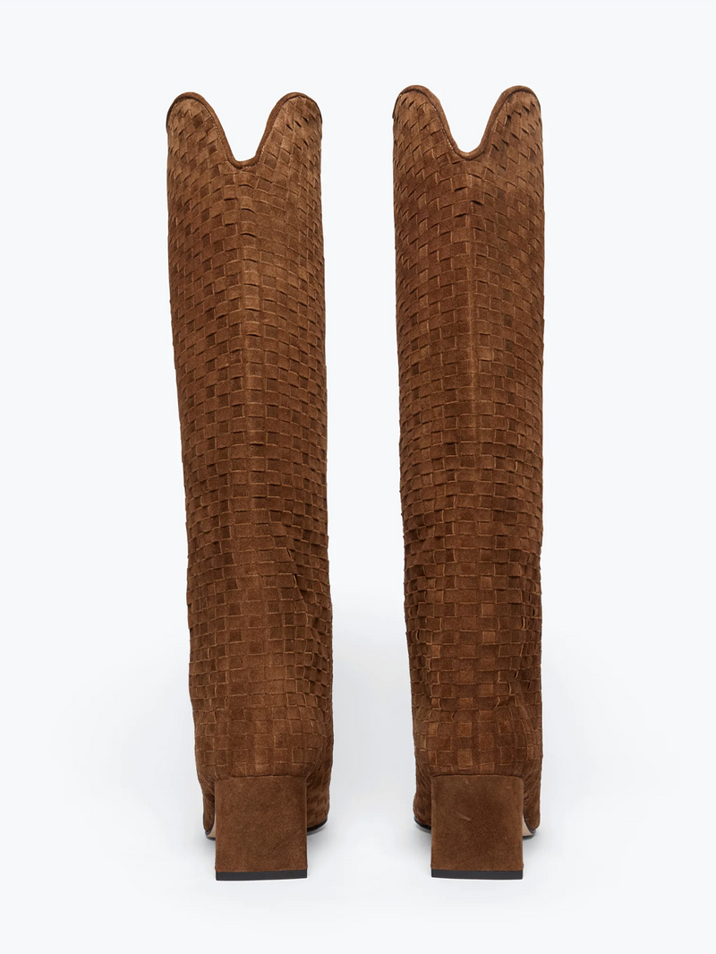 Lennox Woven Tall Boot