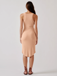 Jameela Racerback Tank Dress in Sherbet