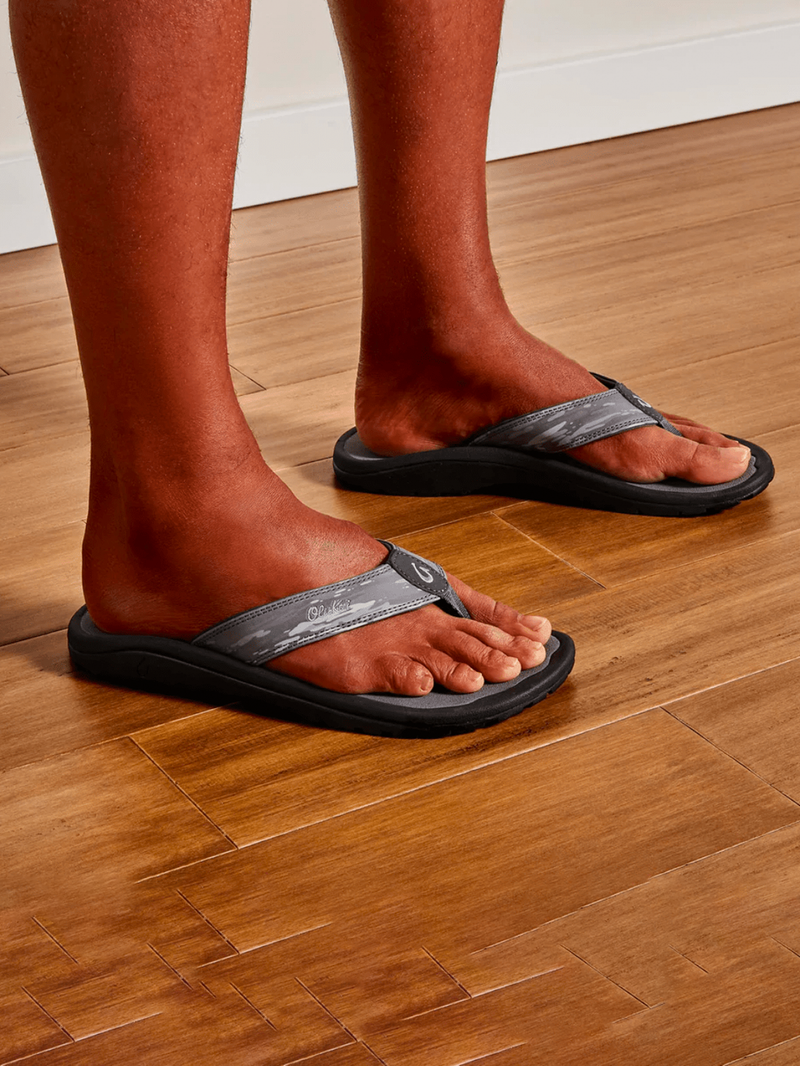 'Ohana Pa'i Sandals in Pavement/Wai Camo