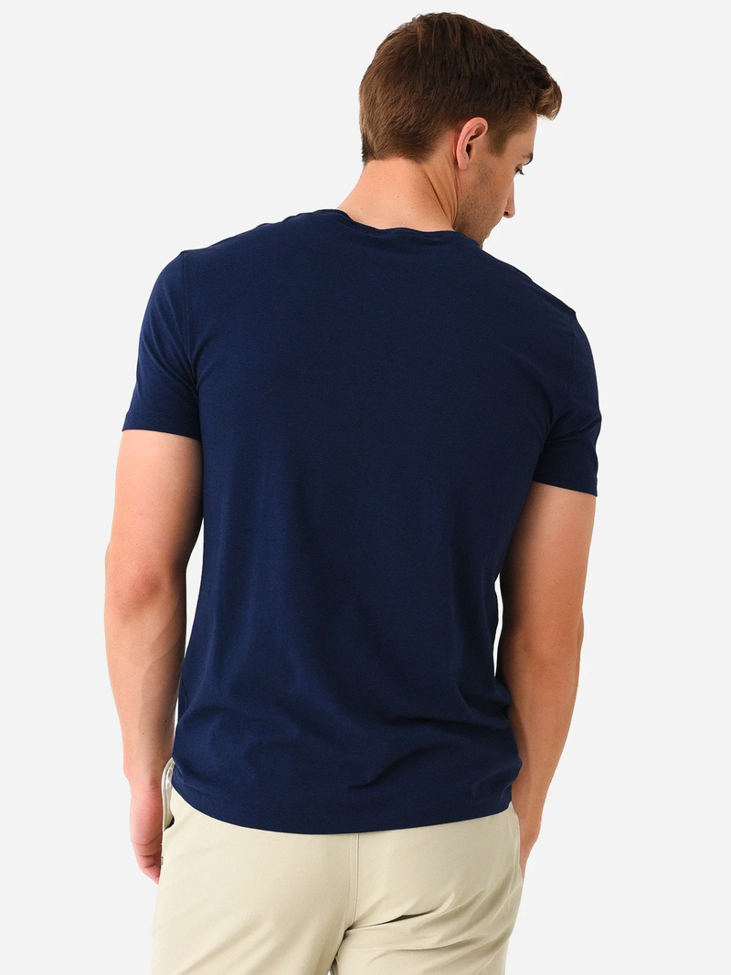 Spirit Crew Neck Tee in Maltese Blue