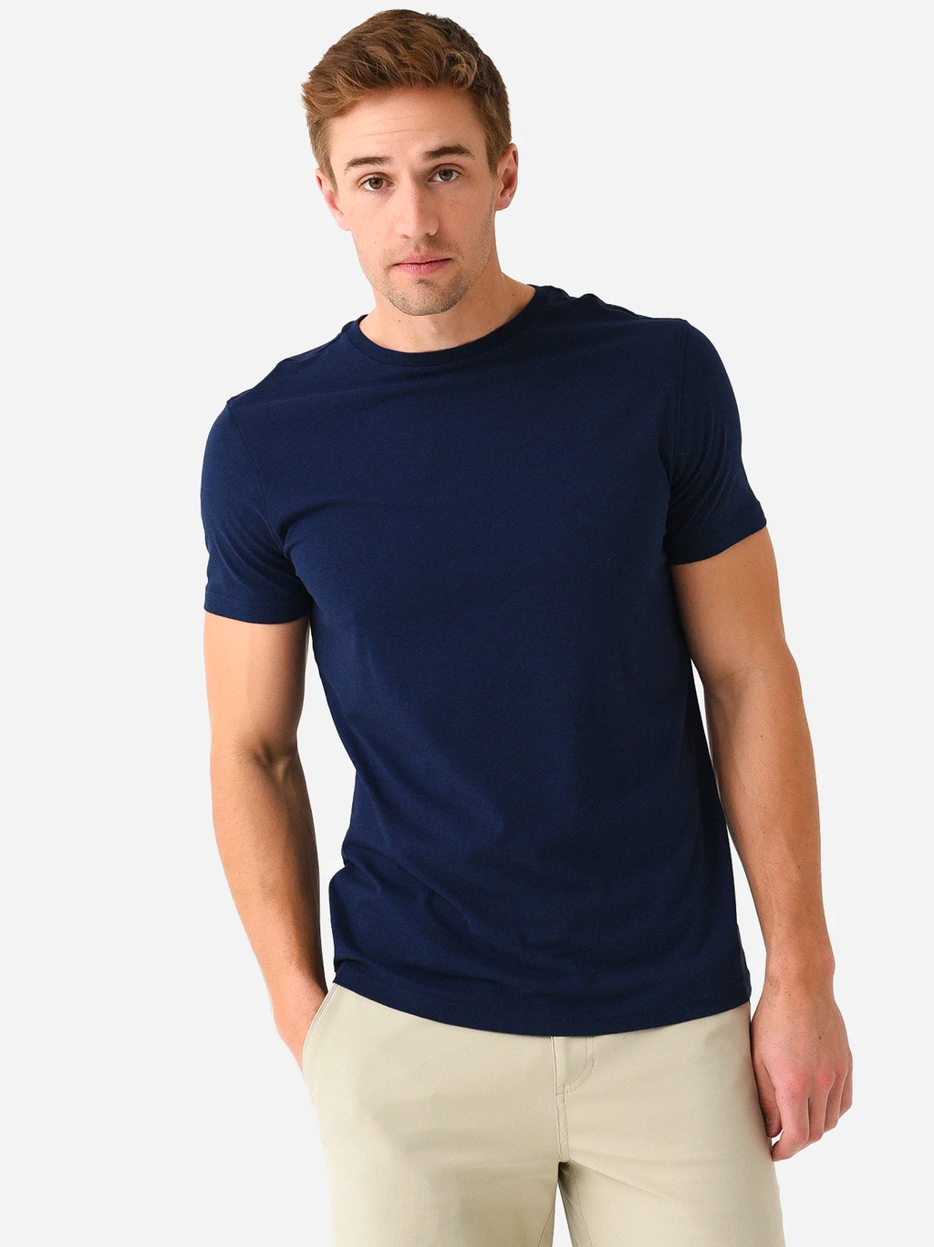 Spirit Crew Neck Tee in Maltese Blue