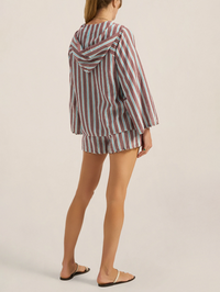 ILIO NEMA Chaos Hooded Stripe Top in SERIFOS STRIPE – Image 8