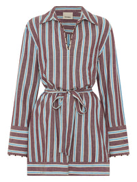 ILIO NEMA Sisyphus Stripe Mini Dress in SERIFOS STRIPE – Image 4