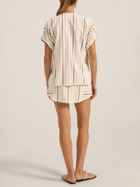 Daphne Casablanca Stripe Top