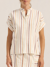 Daphne Casablanca Stripe Top