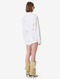 IRO Anneso Loose Fit Romper in CERAMIC DENIM – Image 2