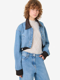 IRO AUDACE JACKET IN 80'S DENIM - 3