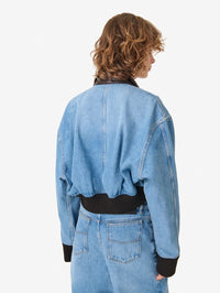 IRO AUDACE JACKET IN 80'S DENIM - 5