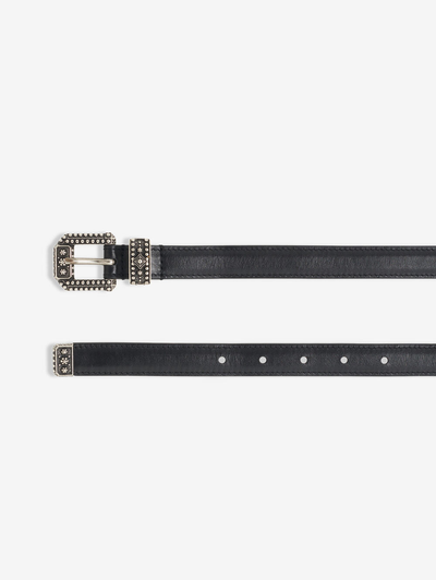 Daisy Leather Belt