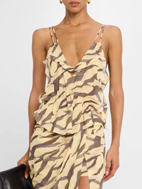 Dariah Printed Cami Top by IRO - View 6
