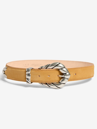 IRO Embella Suede Belt in Sand in SAND SUEDE – Image 1