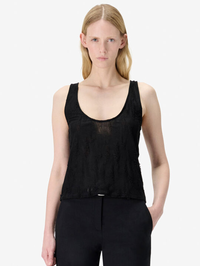 Galadriel Round Neck Tank by IRO-Black-AMY Atelier