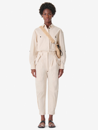 IRO Jadou High-Waist Straight Pants in SOFT SEPIA – Image 5