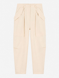 IRO Jadou High-Waist Straight Pants in SOFT SEPIA – Image 6
