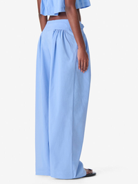 IRO Nadam Wide Leg Pant in AZUR BLUE – Image 3