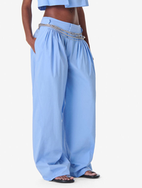 IRO Nadam Wide Leg Pant in AZUR BLUE – Image 5