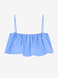IRO Naomy Ruffle Bustier in AZUR BLUE – Image 6