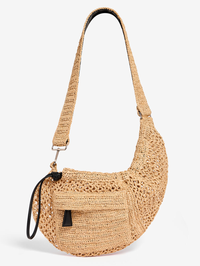 IRO Pocket Rafia Fanny in Light Beige in LIGHT BEIGE/BLACK – Image 1
