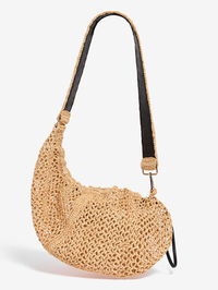 IRO Pocket Rafia Fanny in Light Beige in LIGHT BEIGE/BLACK – Image 4