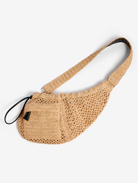 IRO Pocket Rafia Fanny in Light Beige in LIGHT BEIGE/BLACK – Image 6