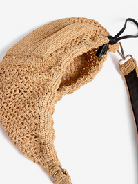 IRO Pocket Rafia Fanny in Light Beige in LIGHT BEIGE/BLACK – Image 7