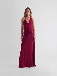 IRO VANELA DRESS IN RASPBERRY – Image 3