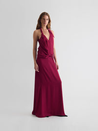 IRO VANELA DRESS IN RASPBERRY – Image 5
