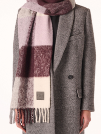 Auray Scarf in Burgundy Multico