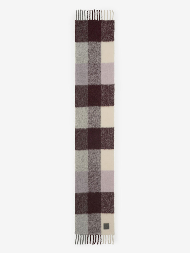 Auray Scarf in Burgundy Multico